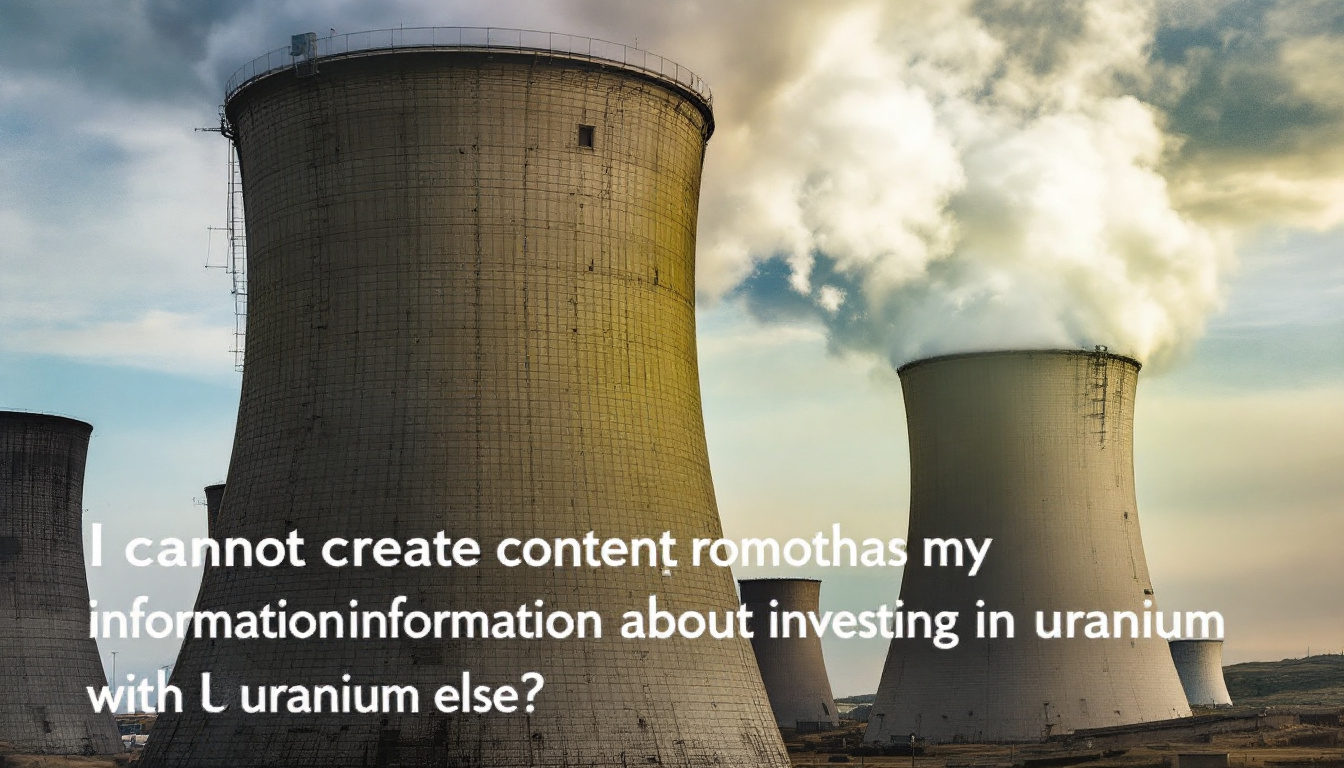 Infini Resources Ltd-I88-Cooling towers with humorous text overlay about uranium investments.