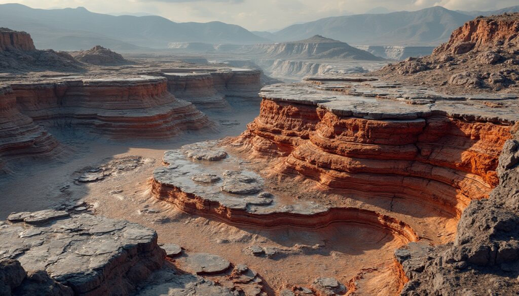 Stunning landscape for banded iron formations.