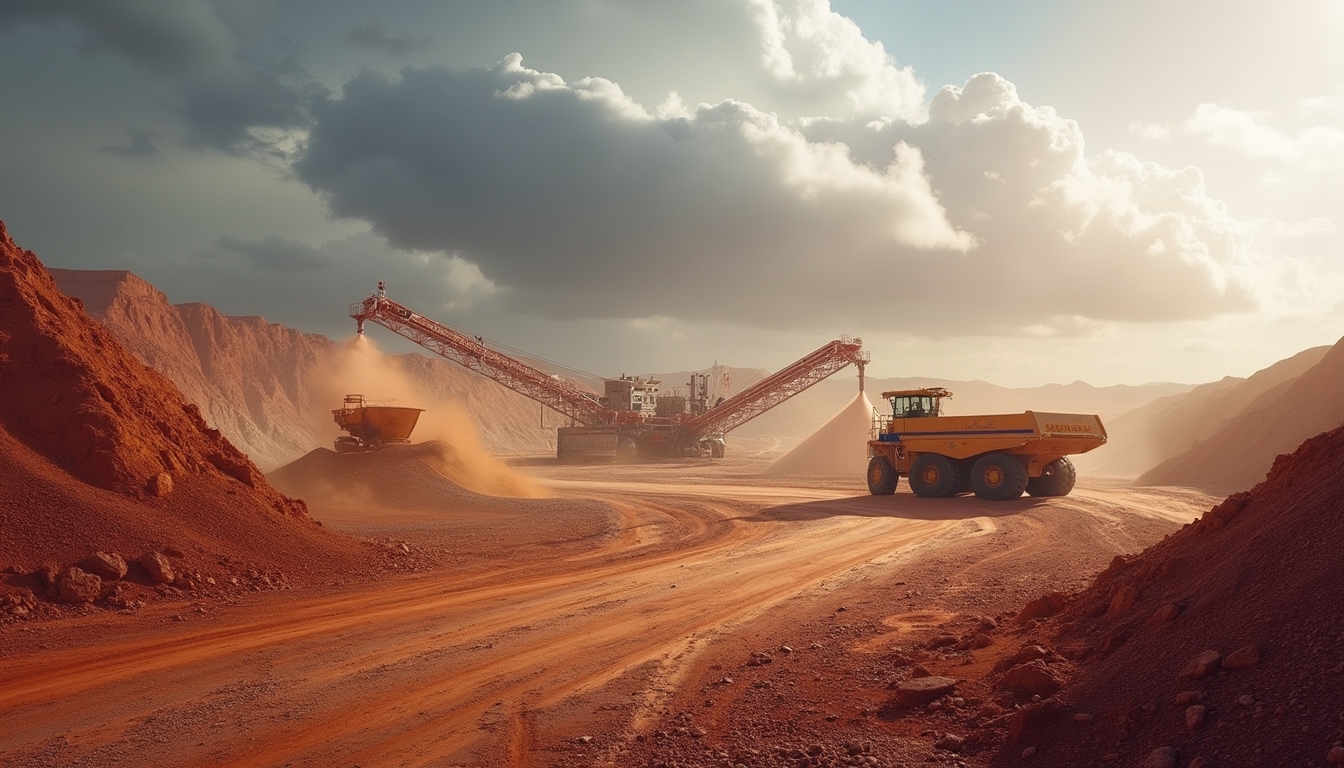 Sheffield's Thunderbird Mineral Sands operations.