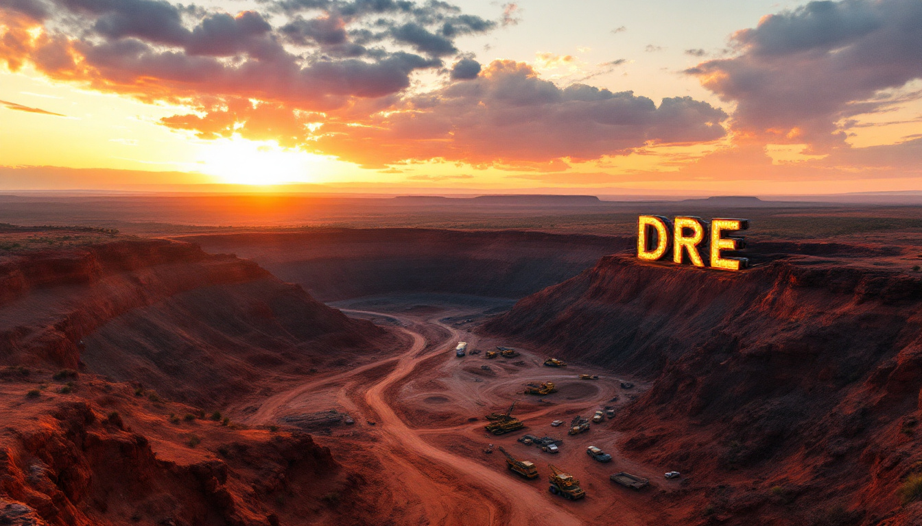 Dreadnought Resources Ltd-DRE-Sunset over dramatic desert landscape.