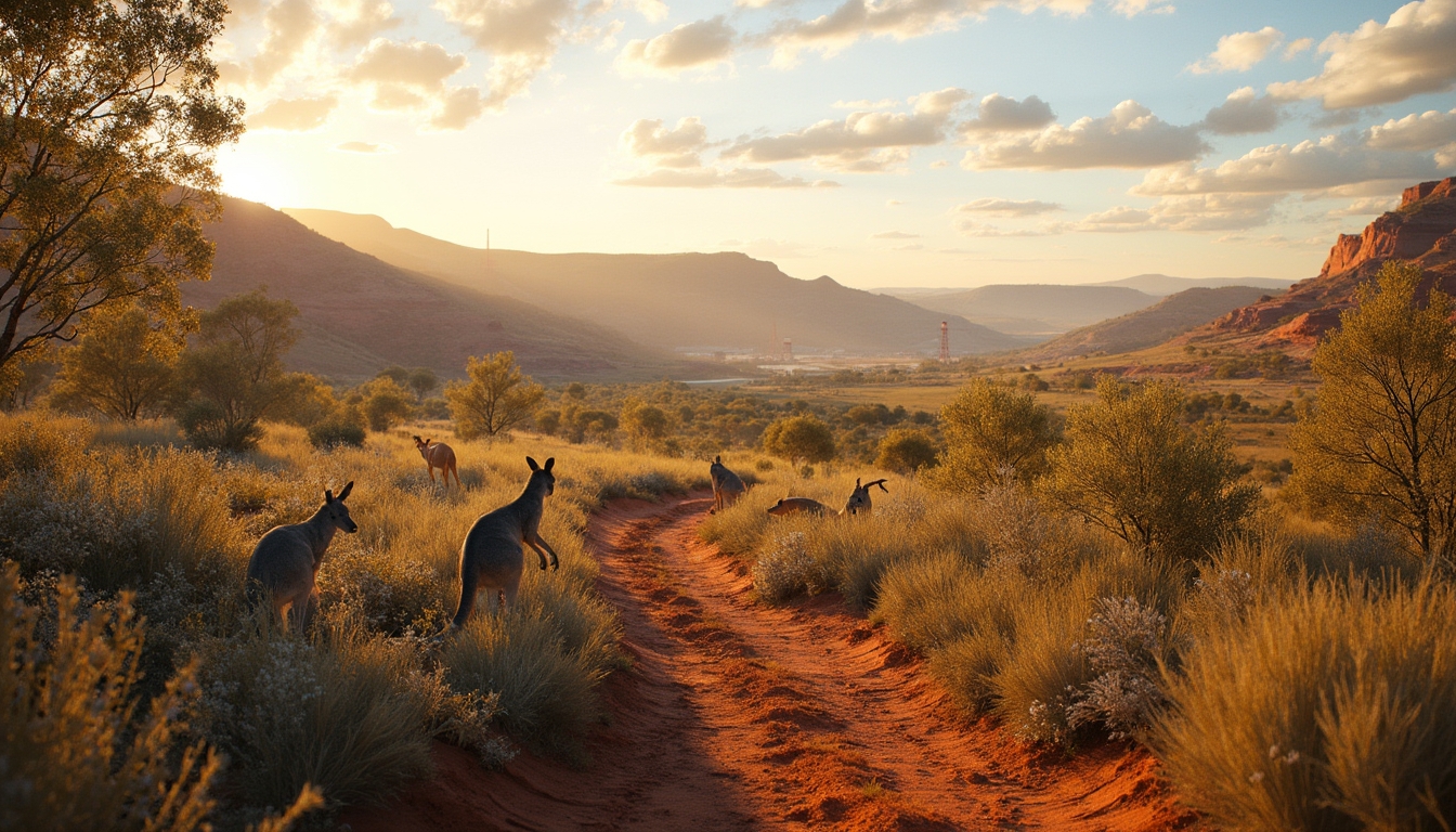 Australian landscape promoting biodiversity collaboration.