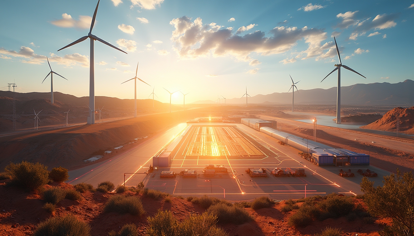 Wind farm highlighting Western Australia's energy transition.