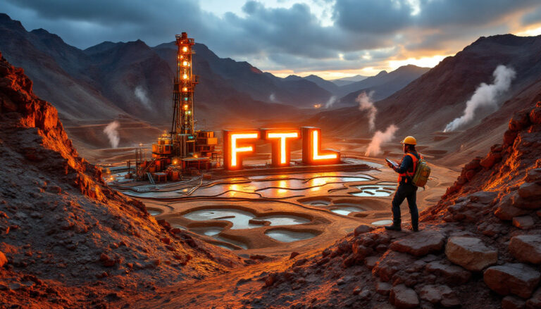 Firetail Resources Ltd-FTL-FTL exploration site in mountainous landscape.