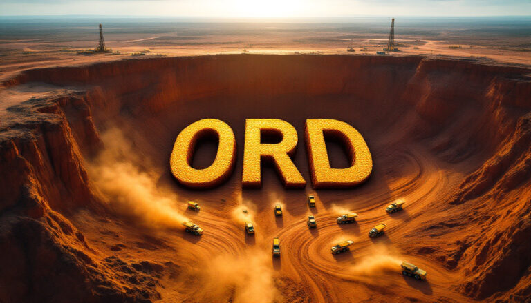 Ordell Minerals Ltd-ORD-ORD letters in desert excavation scene.