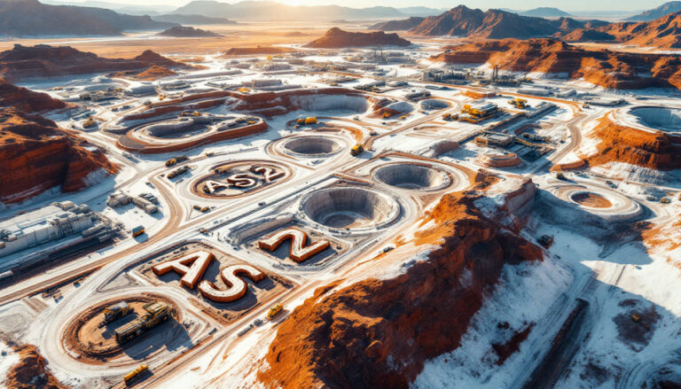Askari Metals Ltd-AS2-Artificial Synesthesia landscape with circular excavation.