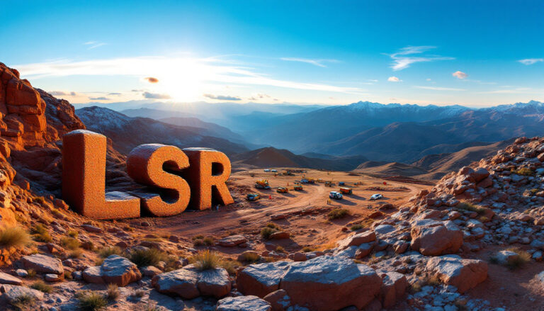 Lodestar Minerals Ltd-LSR-LSR landscape featuring mountainous desert scenery.