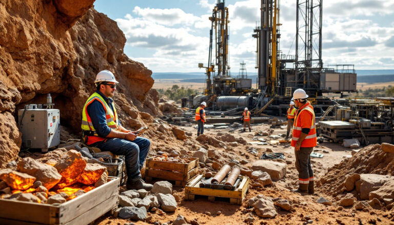OD6 Metals Ltd-OD6-Mining operation with workers and machinery.