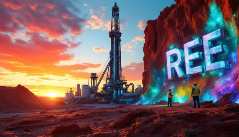RAREX Ltd-REE-Industrial site at sunset highlighting REE.