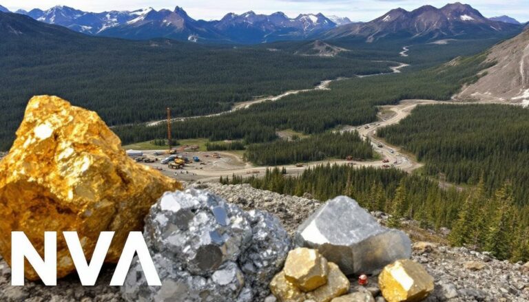 Nova Minerals Ltd-NVA-Gold mining landscape with mountainous backdrop.