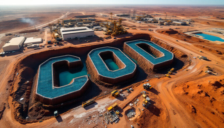 Coda Minerals Ltd-COD-Mining site with "COD" shaped lagoons.