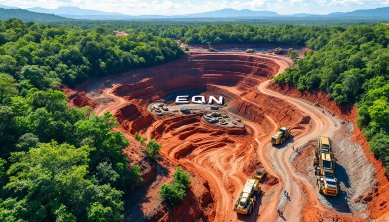 Equinox Resources Ltd-EQN-EQN mining operation in lush landscape.
