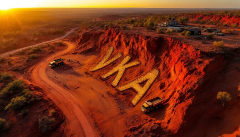 Viking Mines Ltd-VKA-Vulcan sunset view, Australian mining landscape.