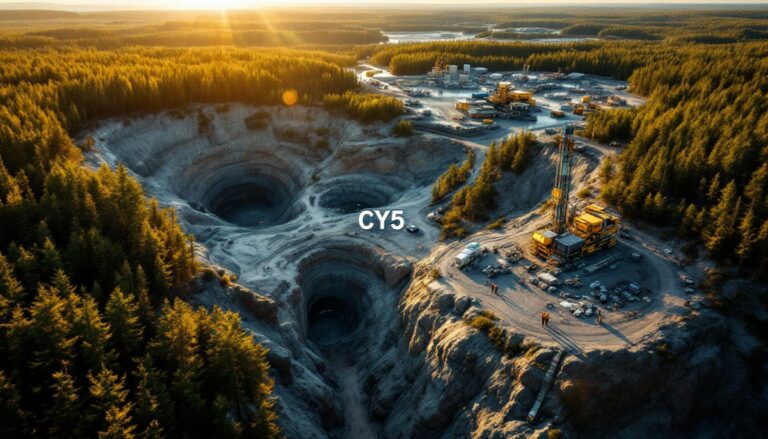 CYGNUS Metals Ltd-CY5-CY5 forest mining site at sunrise.