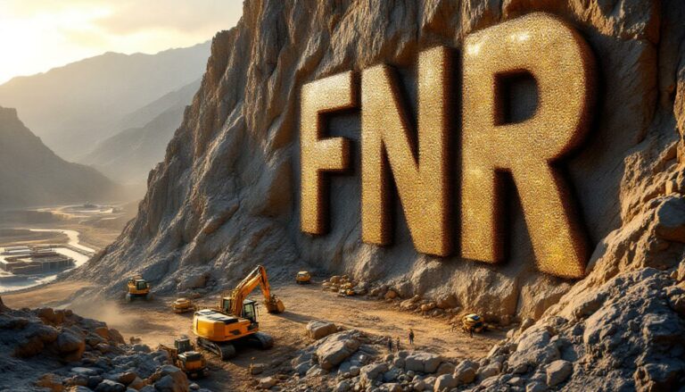 Far Northern Resources Ltd-FNR-FNR carved in majestic mountain landscape.