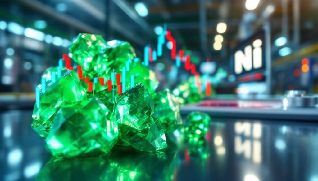 Nickel sulphate prices analyzed with crystals.