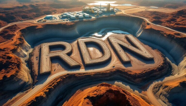 Raiden Resources Ltd-RDN-RDN mining site with large letters.