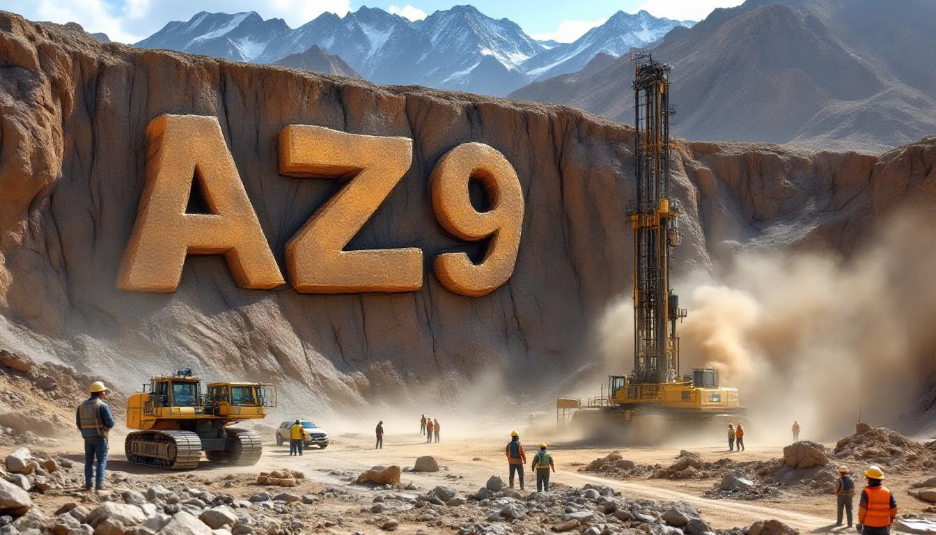 Asianbatterymet Plc Chess Depositary Interests 1:1-AZ9-AZ9 mining site, large excavation equipment.