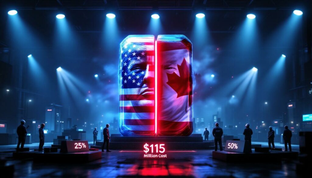 Trump tariffs impact Alcoa Canada projects.