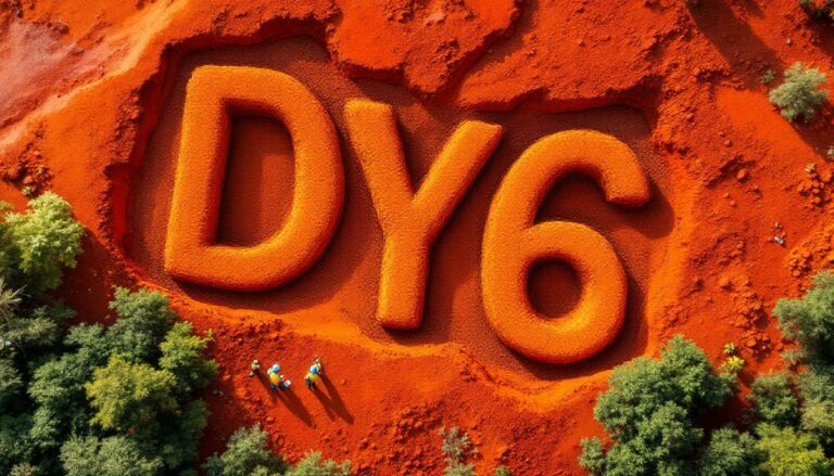 DY6 Metals Ltd-DY6-DY6 in vibrant orange landscape with trees.