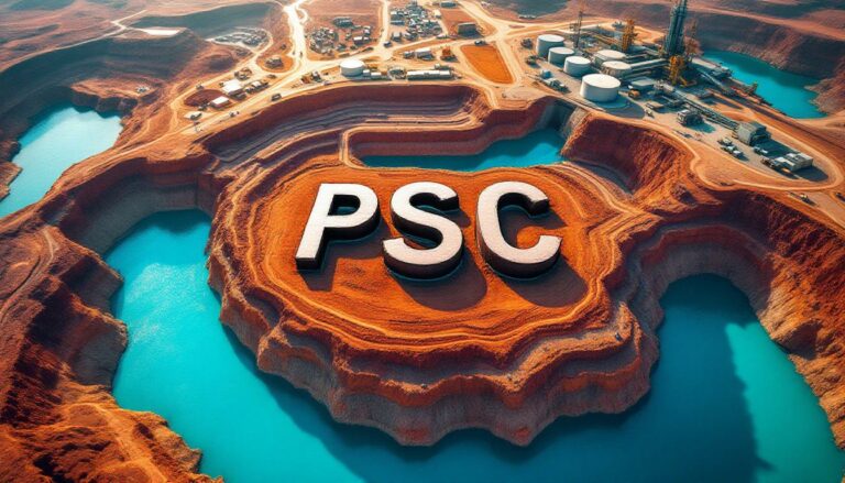 Prospect Resources Ltd-PSC-PSC logo atop vibrant canyon landscape.