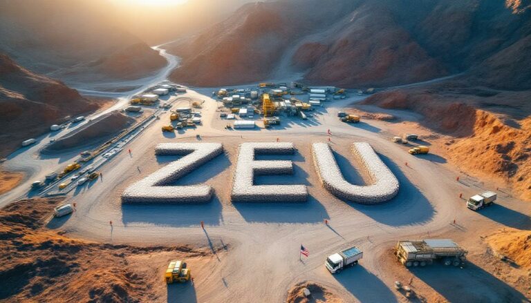 ZEUS Resources Ltd-ZEU-ZEUS mining operation in desert landscape.