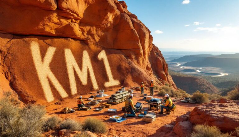 Kali Metals Ltd-KM1-KM1 exploration in a rocky desert.