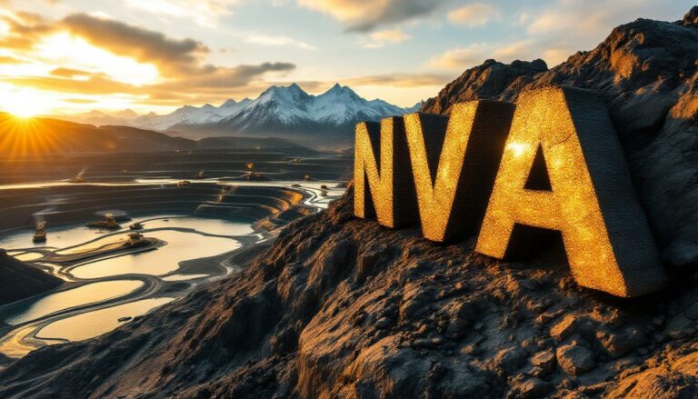 Nova Minerals Ltd-NVA-NVIDIA logo on a scenic landscape.