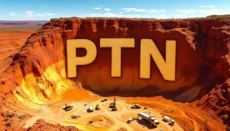 Patronus Resources Ltd-PTN-PTN mining operations in large quarry.