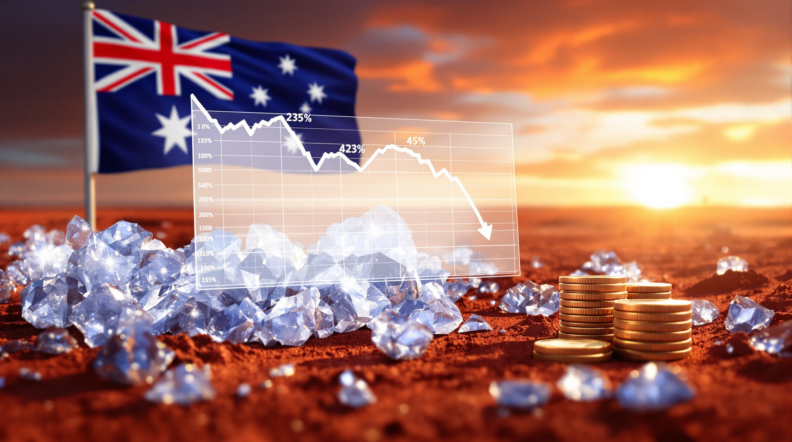 Pilbara Minerals profit fall amid market downturn.