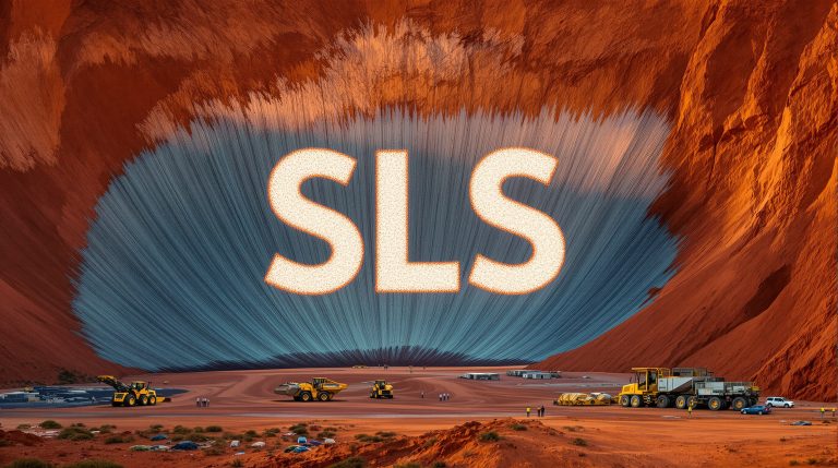 Solstice Minerals Ltd-SLS-SLS design in vibrant desert landscape.
