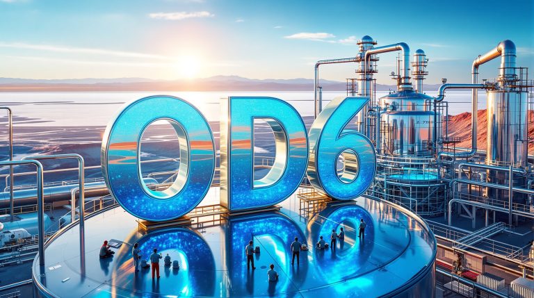 OD6 Metals Ltd-OD6-OD6 factory with futuristic landscape and sunrise.