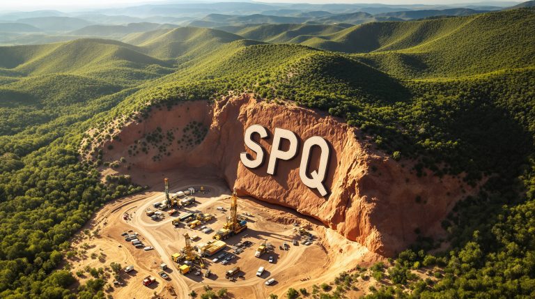 Superior Resources Ltd-SPQ-SPQ quarry site in lush landscape.