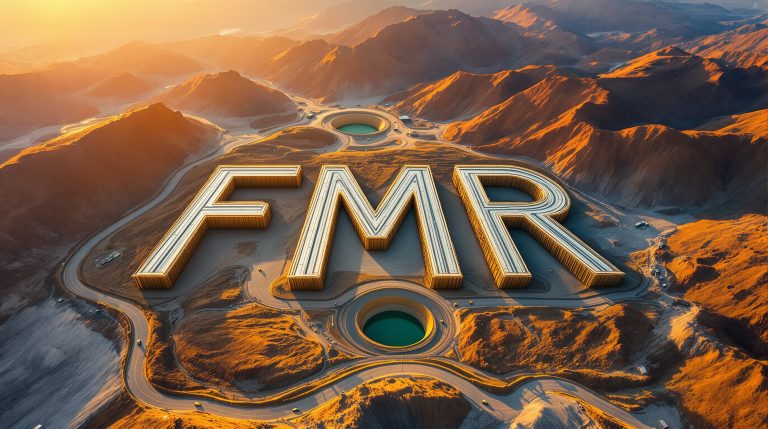 FMR Resources Ltd-FMR-FMR letters in mountainous desert scene.