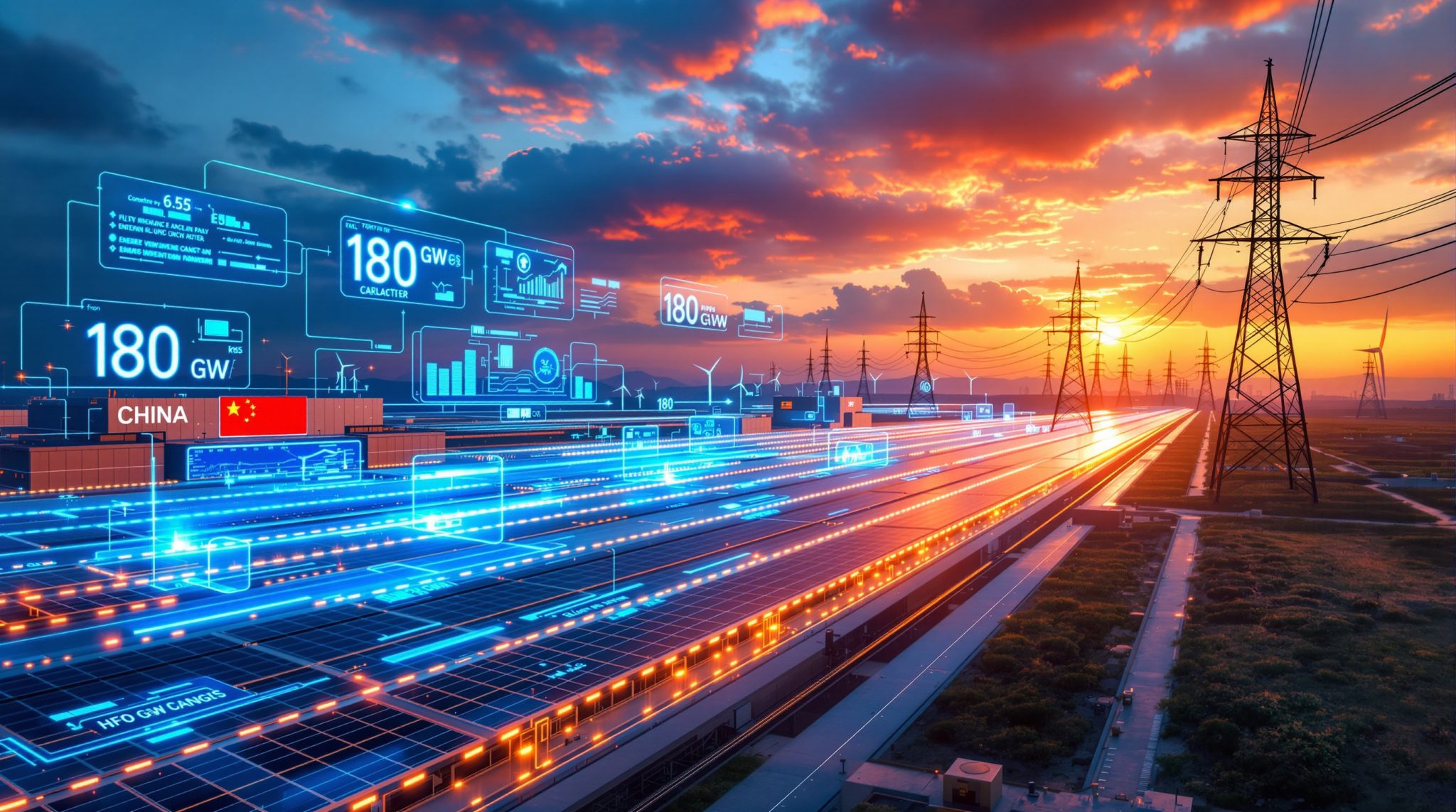 China's Ambitious 180 GW Energy Storage Plan by 2027