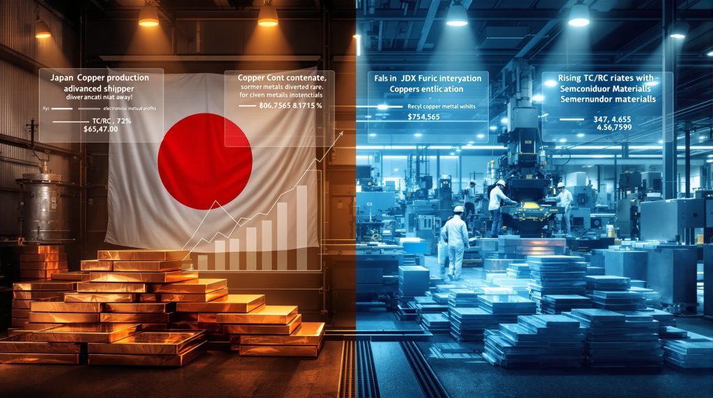 JX Advanced Metals copper production facility overview.