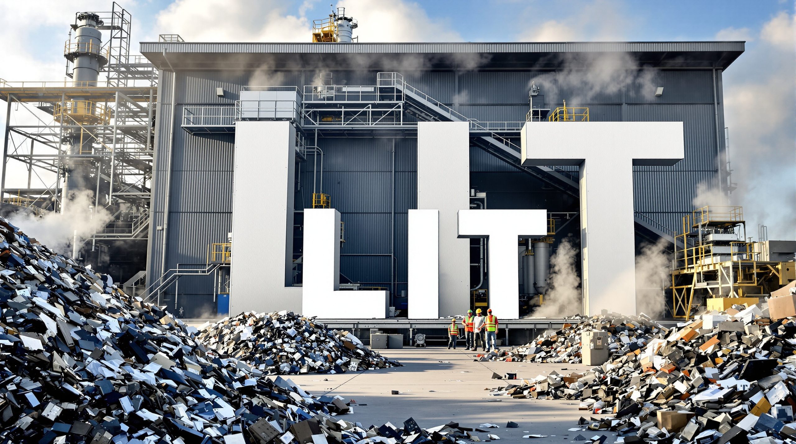 Livium Ltd-LIT-Industrial battery recycling facility with LIT.