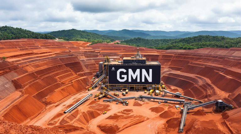 Gold Mountain Ltd-GMN-GMN facility in expansive open-pit mine.