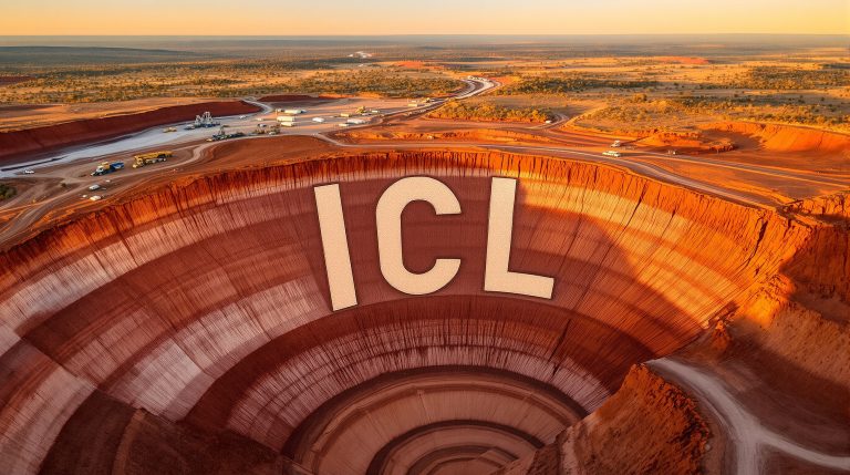 Iceni Gold Ltd-ICL-ICL mining site at sunset.
