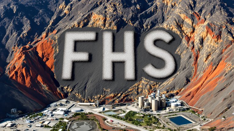 Freehill Mining Ltd-FHS-FHS aerial view of industrial facility.