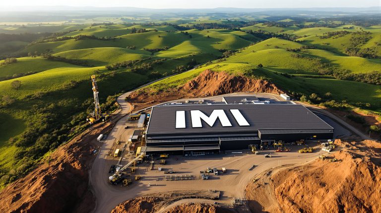 Infinity Mining Ltd-IMI-IMI facility amidst rolling green hills.