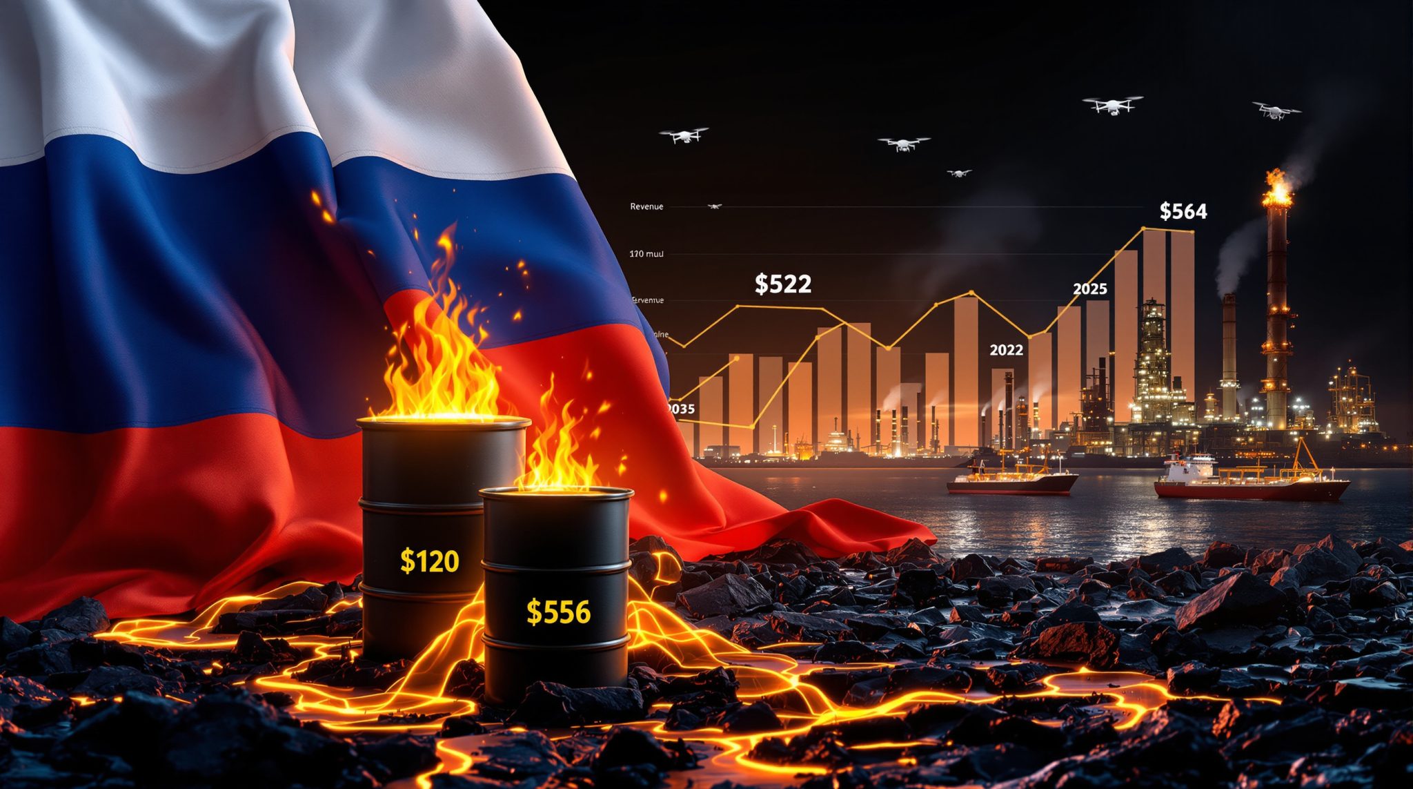 Russian Fuel Export Compression and the Global Energy Asymmetry