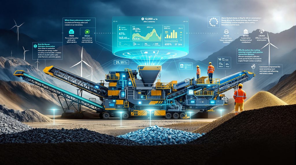 Advanced machinery crushing that reduces energy waste.