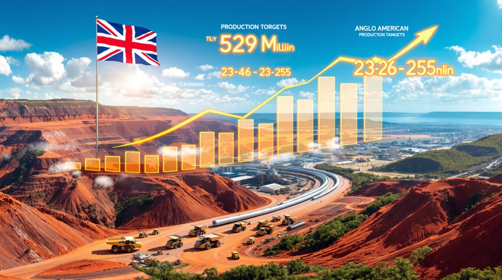 Anglo American Minas-Rio production guidance chart.