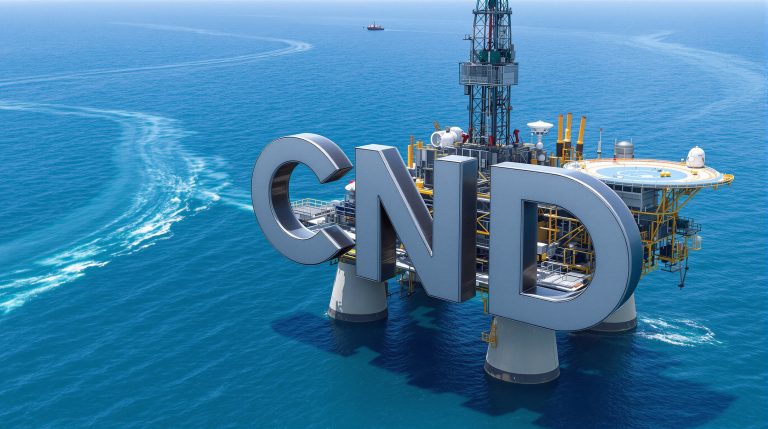 Condor Energy Ltd-CND-CND offshore platform in open ocean.