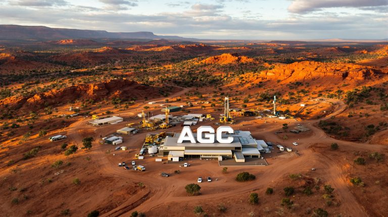 Australian Gold and Copper Ltd-AGC-AGC facility in remote desert landscape.