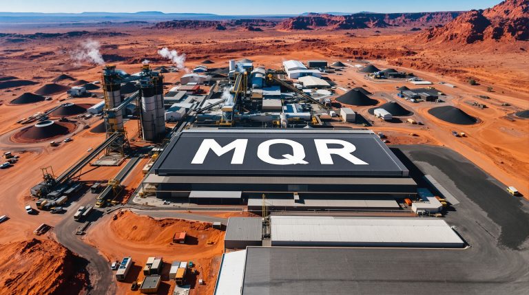 Marquee Resources Ltd-MQR-Aerial view of MQR mining facility.