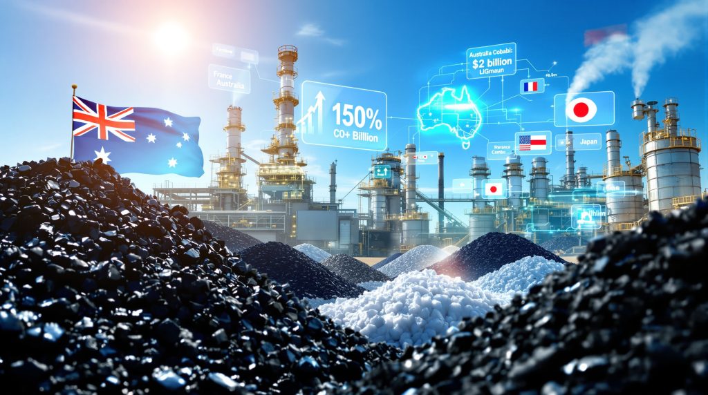 Australia's cobalt blue black mass recycling.