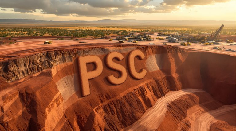 Prospect Resources Ltd-PSC-PSC carved into red earth landscape.