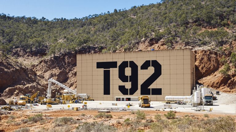 Terra Critical Minerals Ltd-T92-T92 building in industrial desert landscape.