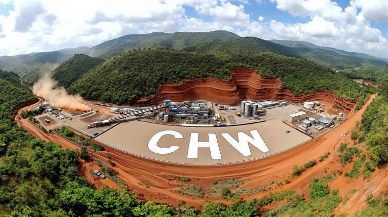 Chilwa Minerals Ltd-CHW-CHW mining facility in lush landscape.